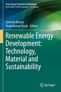 Cover: Renewable Energy Development: Technology, Material and Sustainability - Springer
