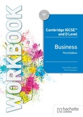 Cover: Cambridge IGCSE and O Level Business Workbook Third Edition - Hodder Education