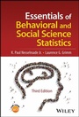 Cover: Essentials of Behavioral and Social Science Statistics - Wiley
