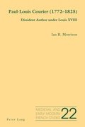 Cover: Paul-Louis Courier (1772-1825) - Peter Lang Verlag