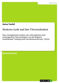 Abbildung von: Moderne Lyrik und ihre Übersetzbarkeit - GRIN Verlag