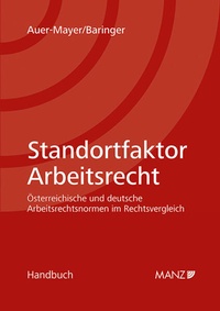 Abbildung von: Standortfaktor Arbeitsrecht - Manz