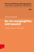 Cover: Der ein unzug&auml;ngliches Licht bewohnt - Vandenhoeck & Ruprecht