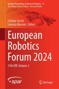 Enlarge image Cover: European Robotics Forum 2024 - Springer