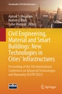 Cover: Civil Engineering, Material and Smart Buildings: New Technologies in Cities' Infrastructures - Springer