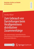 Cover: Zum Gebrauch von Darstellungen beim Verallgemeinern distributiver Zusammenh&auml;nge - Springer Spektrum