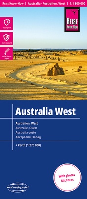 Abbildung von: Reise Know-How Australien, West / Australia, West (1:1.800.000) - Reise Know-How Verlag Peter Rump GmbH