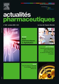 Abbildung von: Actualites Pharmaceutiques - Elsevier