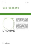 Cover: vor Gericht - V&R unipress