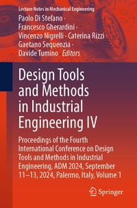 Enlarge image Cover: Design Tools and Methods in Industrial Engineering IV - Springer