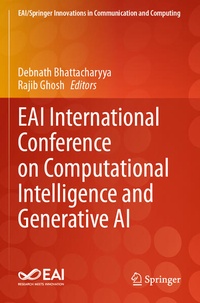 Enlarge image Cover: EAI International Conference on Computational Intelligence and Generative AI - Springer