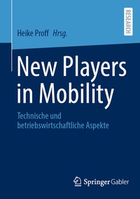 Abbildung von: New Players in Mobility - Springer Gabler