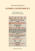 Cover: ACERRA EXOTICORUM Oder Historisches Rauchfass - Weidler bei Frank & Timme