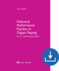 Cover: Historical Performance Practice in Organ Playing - Carus-Verlag