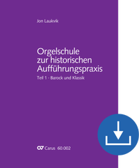 Abbildung von: Orgelschule zur historischen Aufführungspraxis (mit Notenheft) - Carus-Verlag