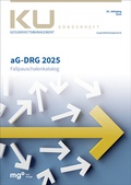 Cover: aG-DRG Fallpauschalenkatalog 2025 - mgo fachverlage