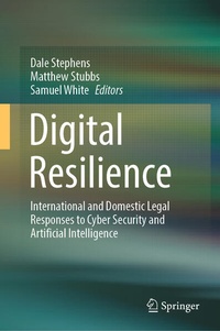 Enlarge image Cover: Digital Resilience - Springer