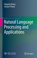 Cover: Natural Language Processing and Applications - Springer