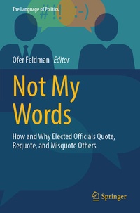Enlarge image Cover: Not My Words - Springer