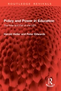 Cover: Policy and Power in Education - Routledge