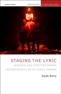 Cover: Staging the Lyric - Methuen Drama