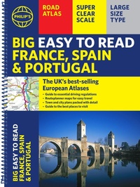 Abbildung von: Philip's Big Easy to Read France, Spain & Portugal Road Atlas - Philip's