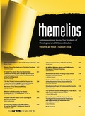 Cover: Themelios, Volume 49, Issue 2 - Wipf & Stock Publishers