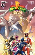 Cover: Mighty Morphin Power Rangers / Usagi Yojimbo #1 - Boom Entertainment