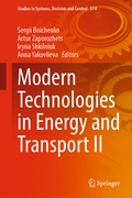 Cover: Modern Technologies in Energy and Transport II - Springer