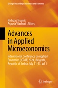 Bild: Advances in Applied Microeconomics - Springer