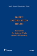 Bild: Daten - Information - Recht - Facultas