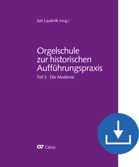Abbildung von: Orgelschule zur historischen Aufführungspraxis - Carus-Verlag