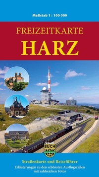 Abbildung von: Freizeitkarte Harz - Schmidt-Buch-Vlg