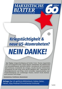 Abbildung von: Kriegstüchtigkeit & neue US-Atomraketen? NEIN DANKE! - Neue Impulse