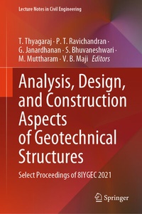 Enlarge image Cover: Analysis, Design, and Construction Aspects of Geotechnical Structures - Springer