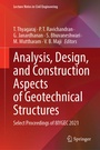 Cover: Analysis, Design, and Construction Aspects of Geotechnical Structures - Springer