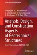 Cover: Analysis, Design, and Construction Aspects of Geotechnical Structures - Springer