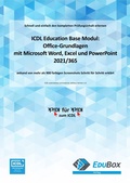 Cover: ICDL Office-Grundlagen mit Microsoft Word, Excel und PowerPoint 2021/365 (Syllabus 1.0) - EduBox GmbH
