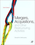Cover: Mergers, Acquisitions, and Other Restructuring Activities - Academic Press