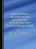 Cover: Management Decisions for Advancing Sustainability Entrepreneurship - Cambridge Scholars Publishing