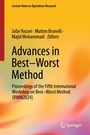 Cover: Advances in Best-Worst Method - Springer