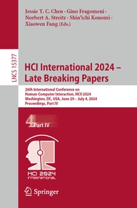 Abbildung von: HCI International 2024 - Late Breaking Papers - Springer