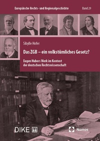 Abbildung von: Das ZGB - ein volkstümliches Gesetz? - Nomos