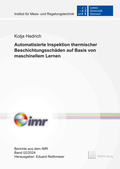 Cover: Automatisierte Inspektion thermischer Beschichtungssch&auml;den auf Basis von maschinellem Lernen - TEWISS