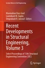 Cover: Recent Developments in Structural Engineering, Volume 3 - Springer