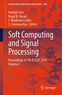 Enlarge image Cover: Soft Computing and Signal Processing - Springer