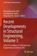 Cover: Recent Developments in Structural Engineering, Volume 3 - Springer