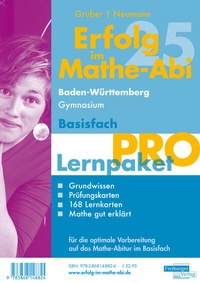 Abbildung von: Erfolg im Mathe-Abi 2025 Lernpaket Basisfach 'Pro' Baden-Württemberg Gymnasium - Freiburger Verlag