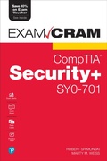 Abbildung von: CompTIA Security+ SY0-701 Exam Cram - Pearson It Certification