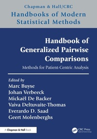 Enlarge image Cover: Handbook of Generalized Pairwise Comparisons - Chapman and Hall